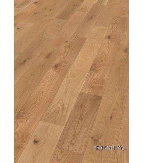 Parquet contrecollé chêne naturel Ouessant XL 14 mm verni