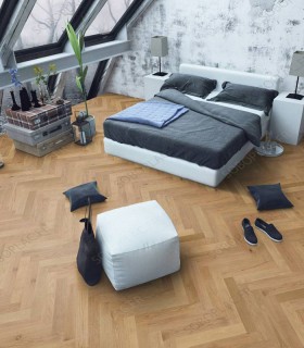 Parquet bâton rompu Tourny huilé UV