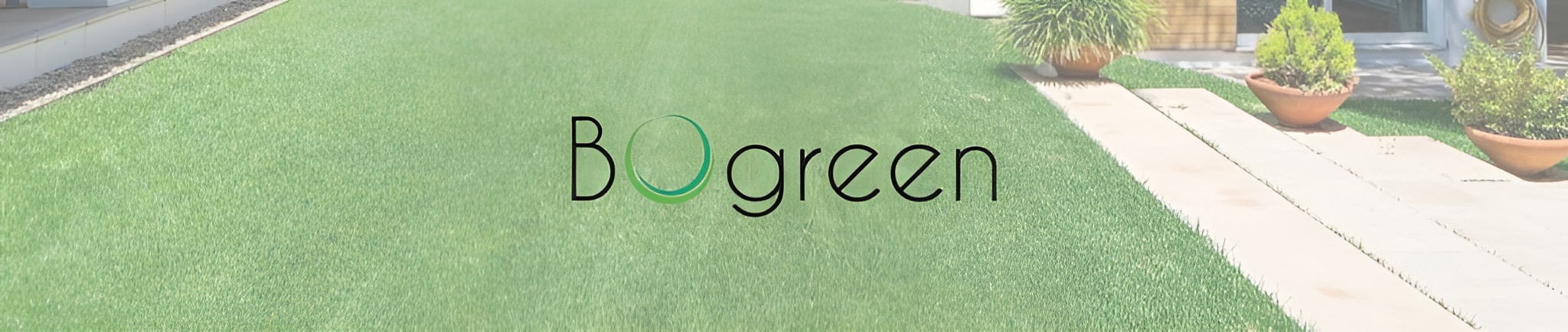 Bannière Bogreen gazon synthétique
