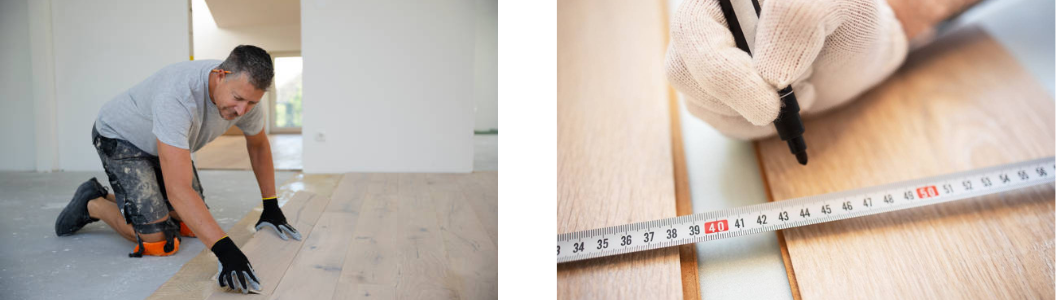 Pose facile parquet stratifié