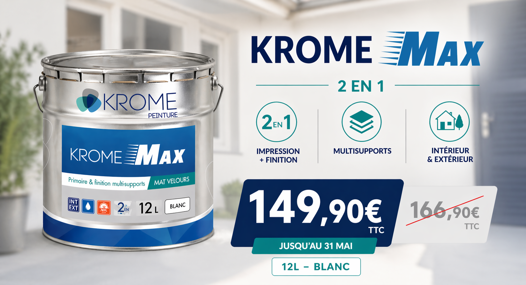 acheter peinture Krome Max Delzongle