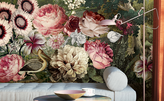 acheter papier peint floral Casamance
