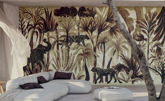 Acheter papier peint tropical Caselio