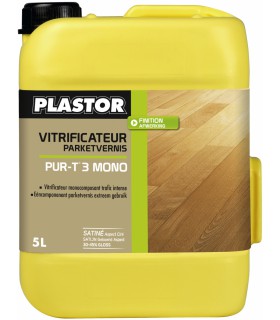 Plastor Vitrificateur Monocomposant Pur - T3 - Mono Satiné - Aspect Ciré