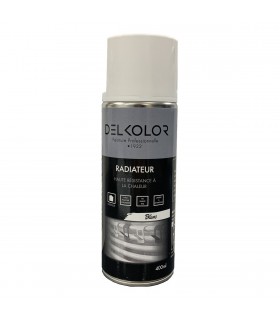 Delkolor Peinture Spéciale Radiateur en Aérosol 400ml Delkolor Peinture Spéciale Radiateur en Aérosol 400ml