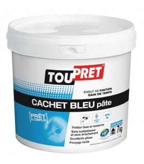 Enduit de finition Cachet Bleu pâte Toupret prêt à l’emploi
