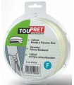 Calicot adhésif Toupret 20 m traitement fissures murs