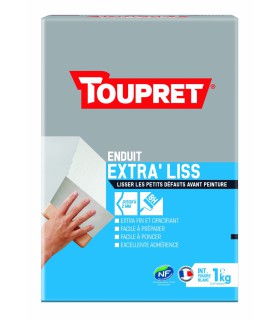 Extra'Liss Poudre enduit Toupret finition