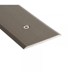 SEUIL PLAT 40MM ALU TITANE 1M PERCE