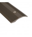 SEUIL 2 EN 1 ALU TITANE 1 M PERCE +VIS+CHEV