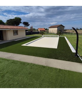 Gazon synthétique 52mm - KING - à la coupe sur mesure - Largeur 4 mètres