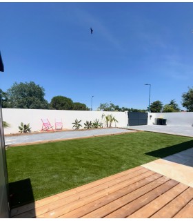 Gazon Synthétique 43mm - WEMBLEY - à la coupe sur mesure - 100% recyclable - Largeur 2 mètres