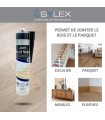 Mastic joint de finition bois et parquet Sylex