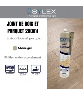Mastic bois et parquet Sylex - Joint de finition élastique