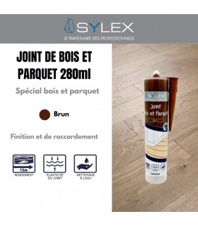 Mastic bois et parquet Sylex - Joint de finition élastique