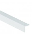 Cornière angle PVC 30x30 - Blanc - 2,75 m - ROMUS 2786