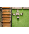 Gazon synthétique 8mm  - TIGER - à la coupe sur mesure - Largeur 4 mètres
