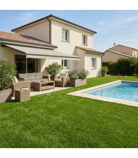 Gazon synthétique 48mm - SPERONE DELUXE - à la coupe sur mesure - Largeur 2 mètres