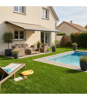 Gazon Synthétique 43mm - WEMBLEY - à la coupe sur mesure - 100% recyclable - Largeur 2 mètres