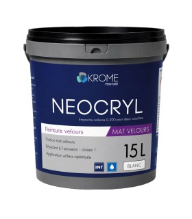 Peinture murale Neocryl Mat Velours Krome 15 L