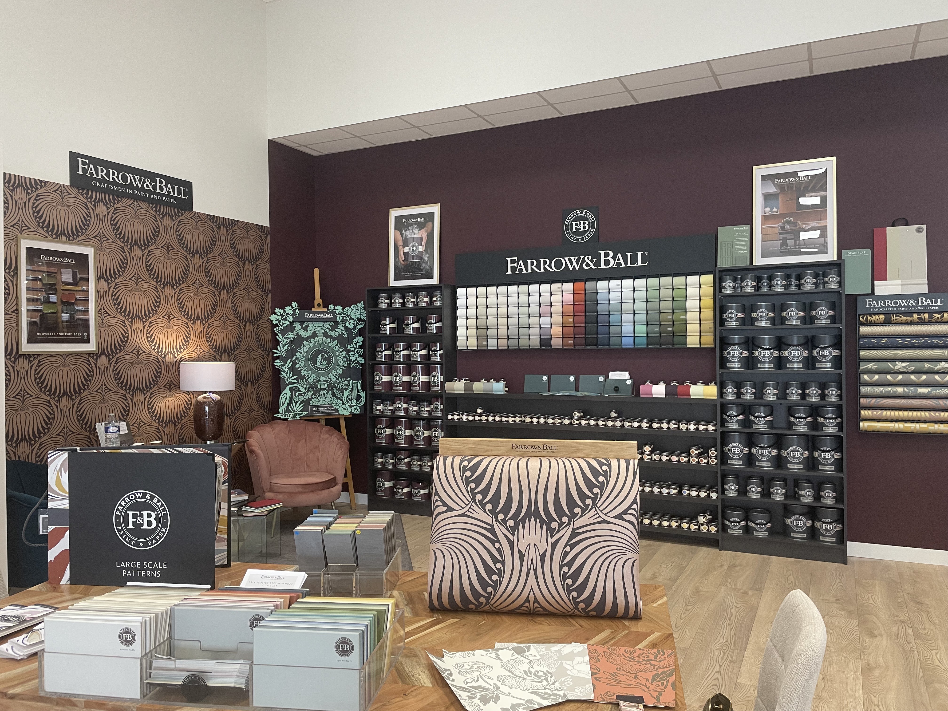 Peinture Farrow & Ball Showroom