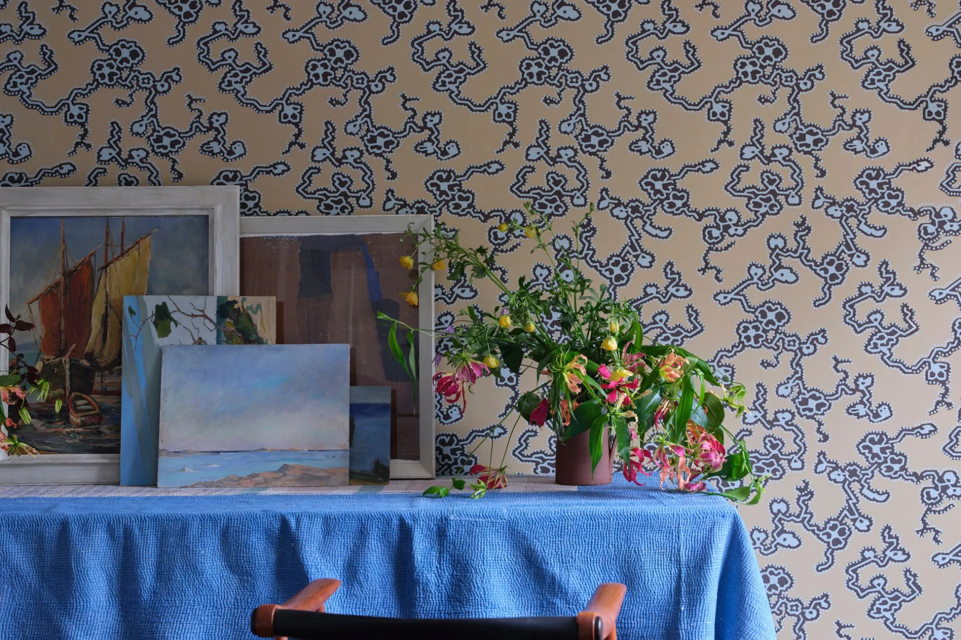 Papier peint Farrow and Ball Delzongle Arcachon